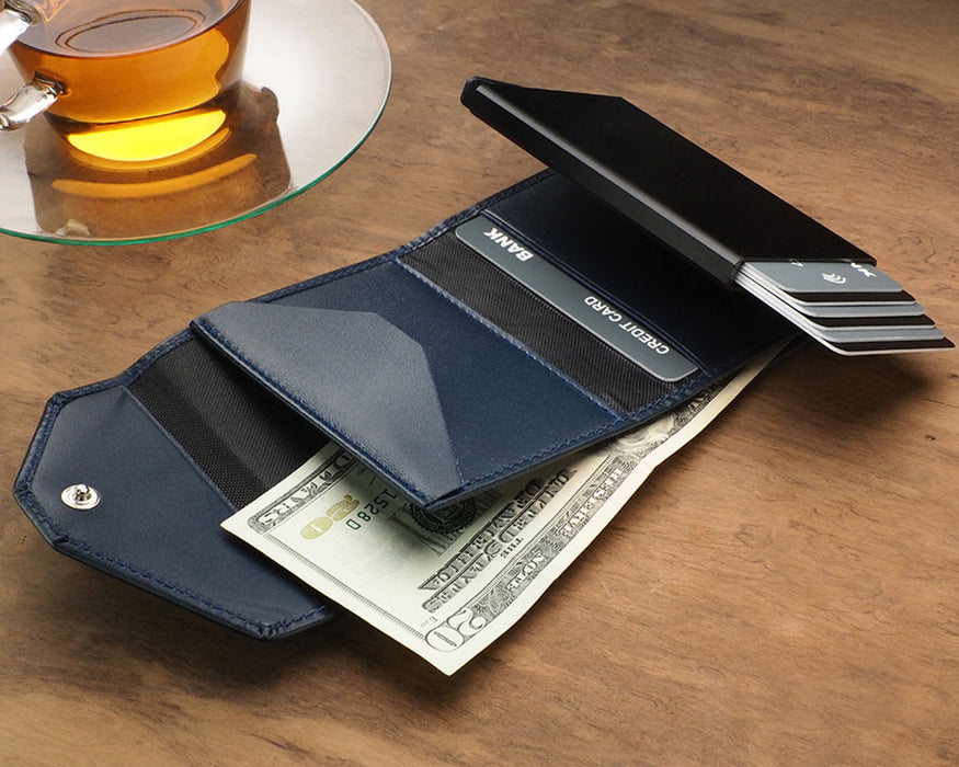 Pularys - RAVEN RFID Wallet | Navy Blue