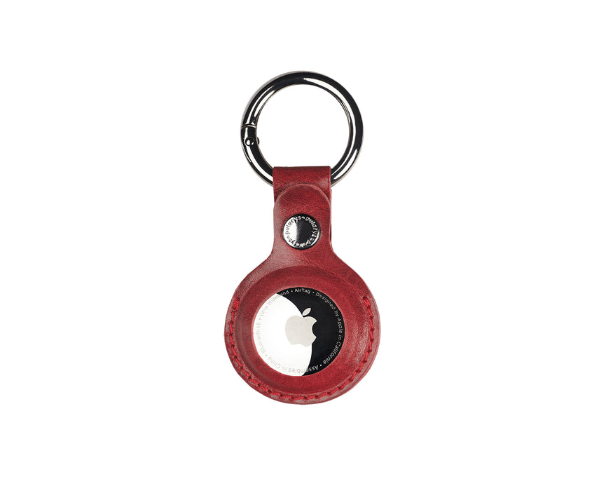 Pularys - Keyring with AirTag pocket | Red