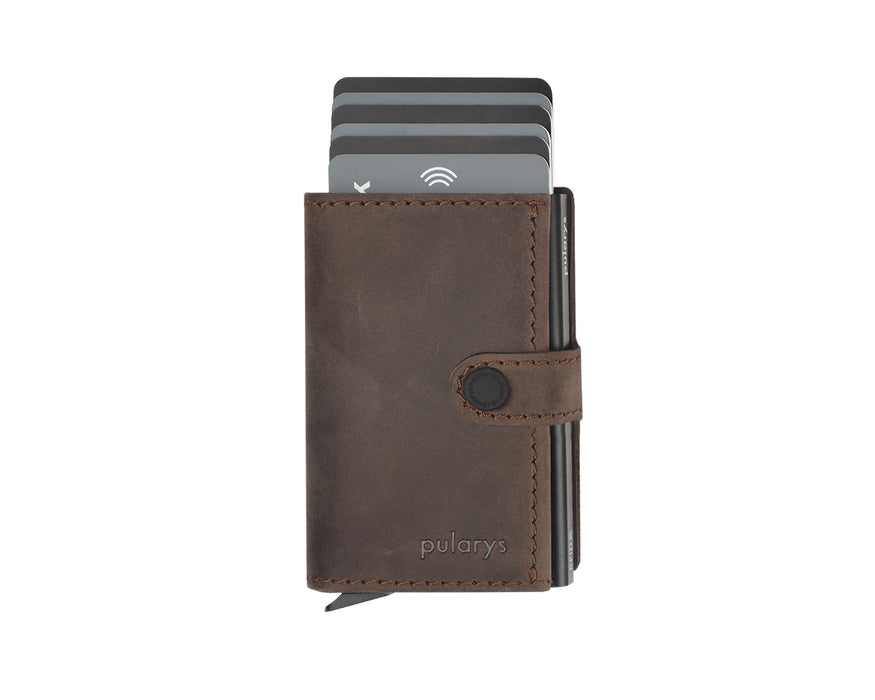 Pularys - HUGO RFID Wallet | Brown