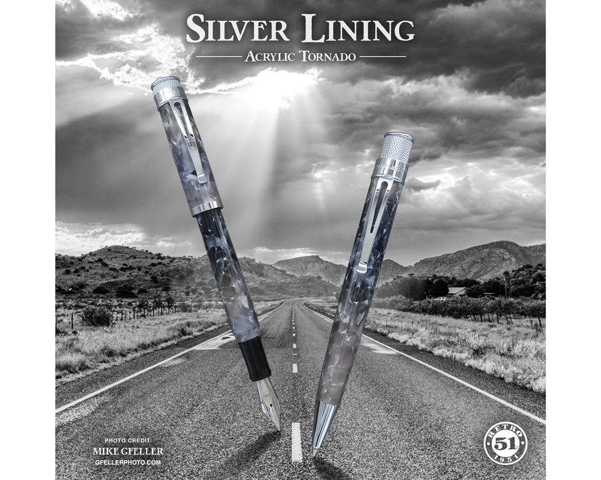 Tornado™ Acrylic - Silver Lining Fountain Pen
