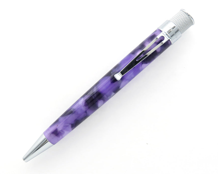 Retro51 Tornado PROOF - Purple Hue Chunky Block Acrylic Ballpoint Pen
