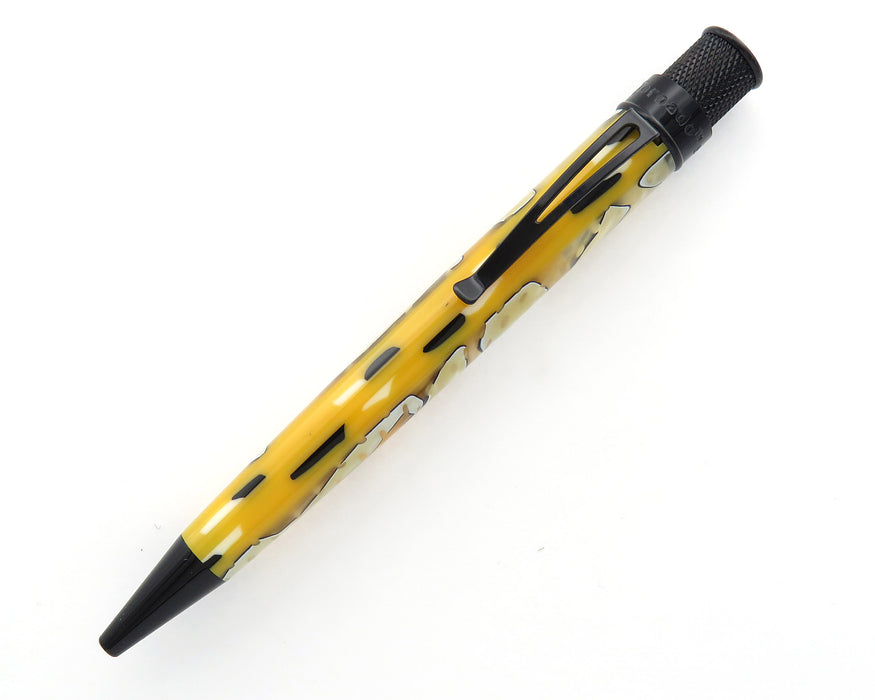Retro51 Tornado PROOF - Curious Acrylic with Orange Ballpoint Pen with Stealth Accents