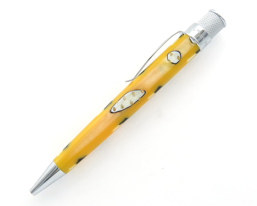 Retro51 Tornado PROOF - Curious Acrylic with Orange Ballpoint Pen