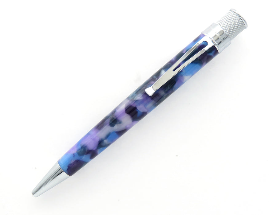 Retro51 Tornado PROOF - Blue/Purple Chunky Block Acrylic Ballpoint Pen
