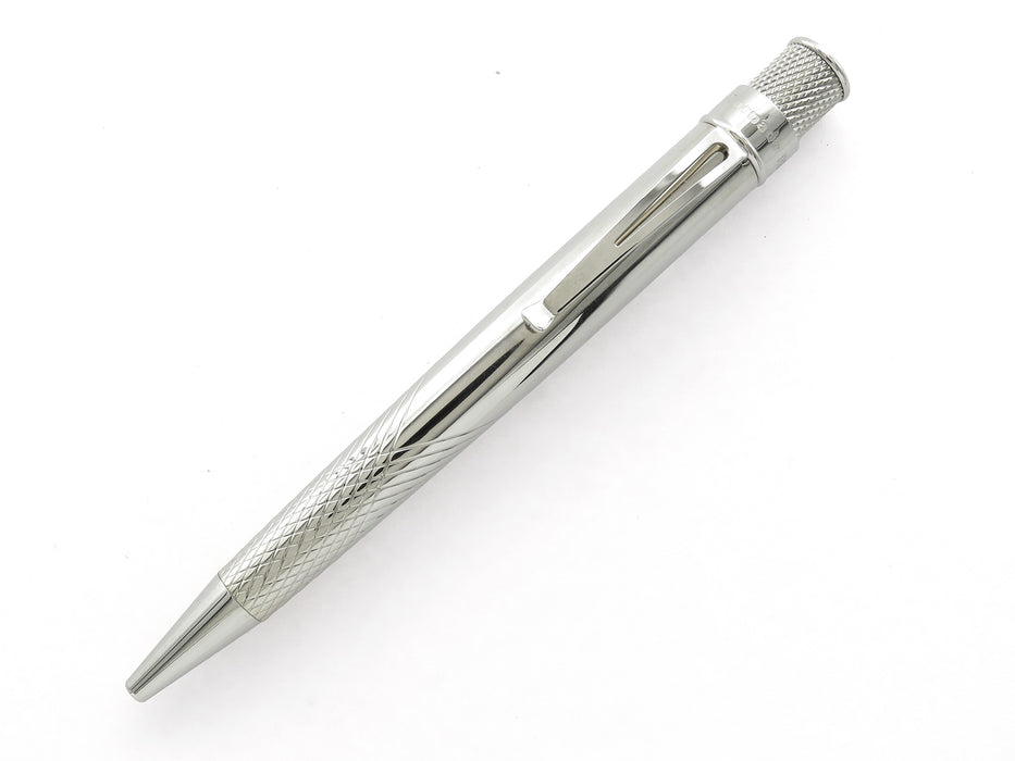 Retro51 Tornado PROOF - Chrome Etched Pattern Ballpoint Pen