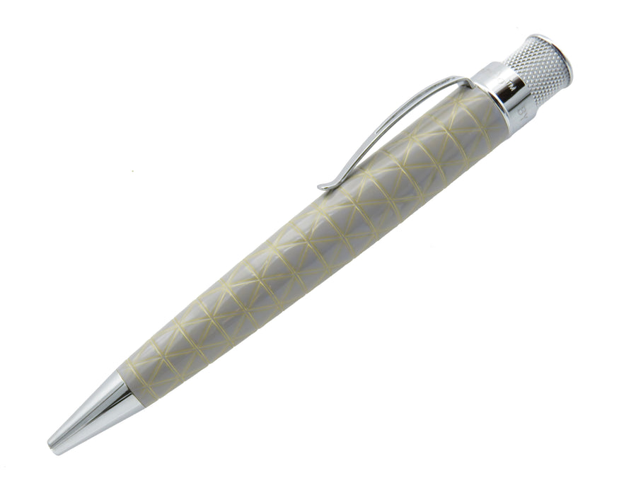 Retro51 Tornado PROOF - Gray Triangle Pattern Big Shot Ballpoint Pen