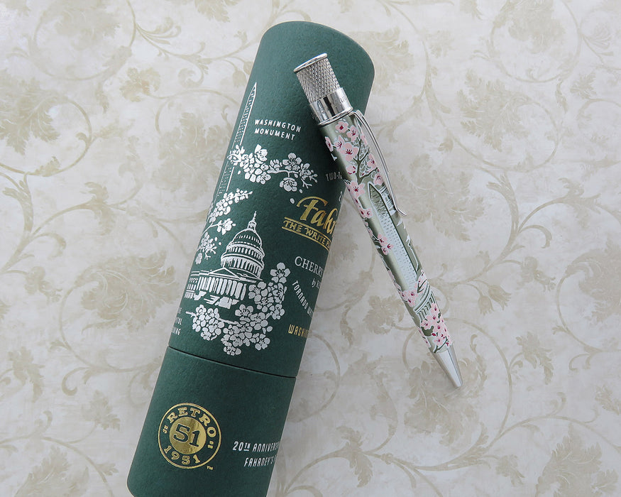 Fahrney's Exclusive 2026 Cherry Blossom Tornado™ Rollerball Pen