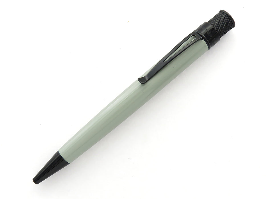 Retro51 Tornado PROOF - Warm Gray Lacquer with Stealth Trim Ballpoint Pen