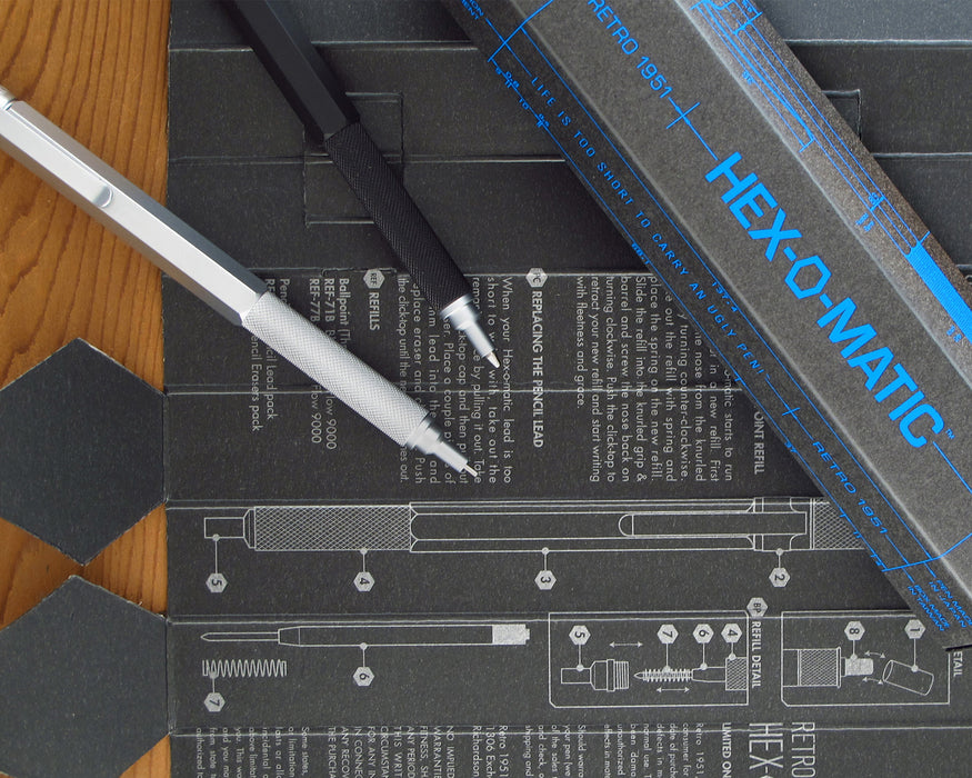 HEX-O-MATIC - Black Pencil 0.7MM