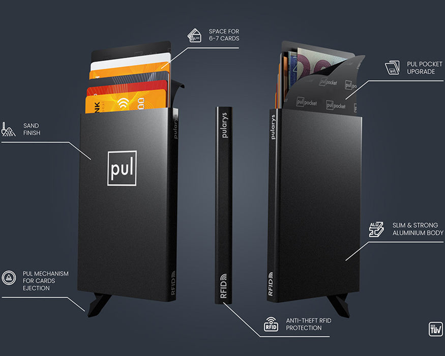 Pularys - ZEN RFID Card Holder | Black