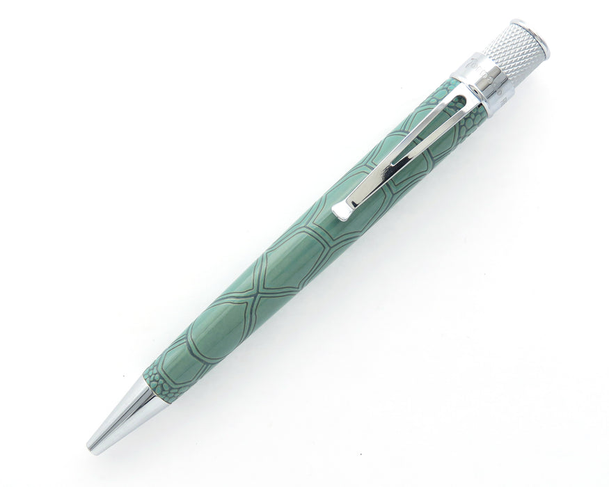 Retro51 Tornado PROOF - Sea Turtle in Muted Green Lacquer Ballpoint Pen