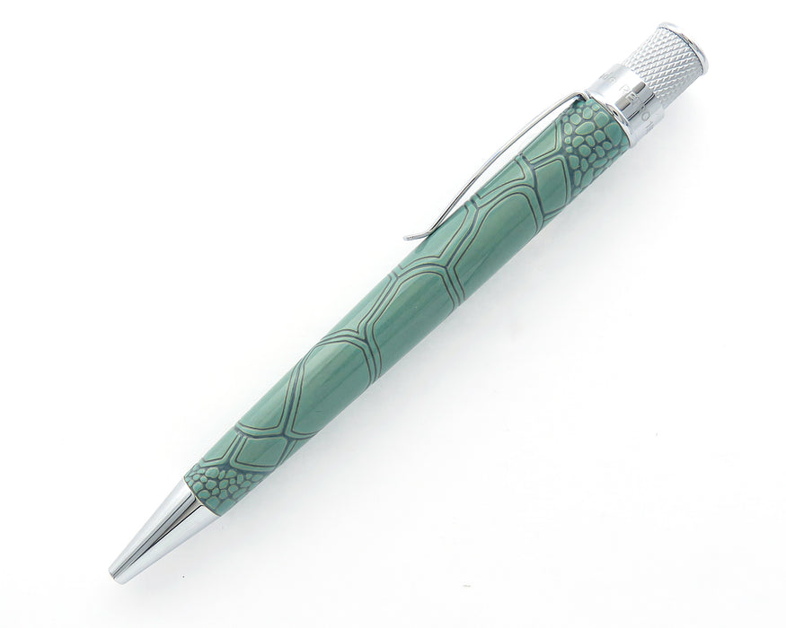 Retro51 Tornado PROOF - Sea Turtle in Muted Green Lacquer Ballpoint Pen