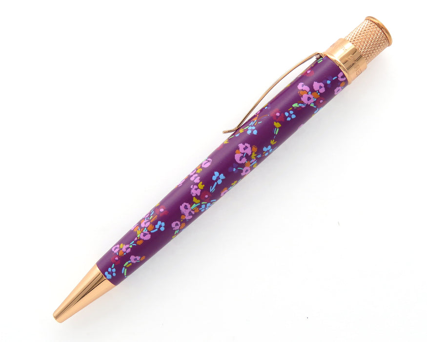 Retro51 Tornado PROOF - Petals & Pastels in Purple Ballpoint Pen