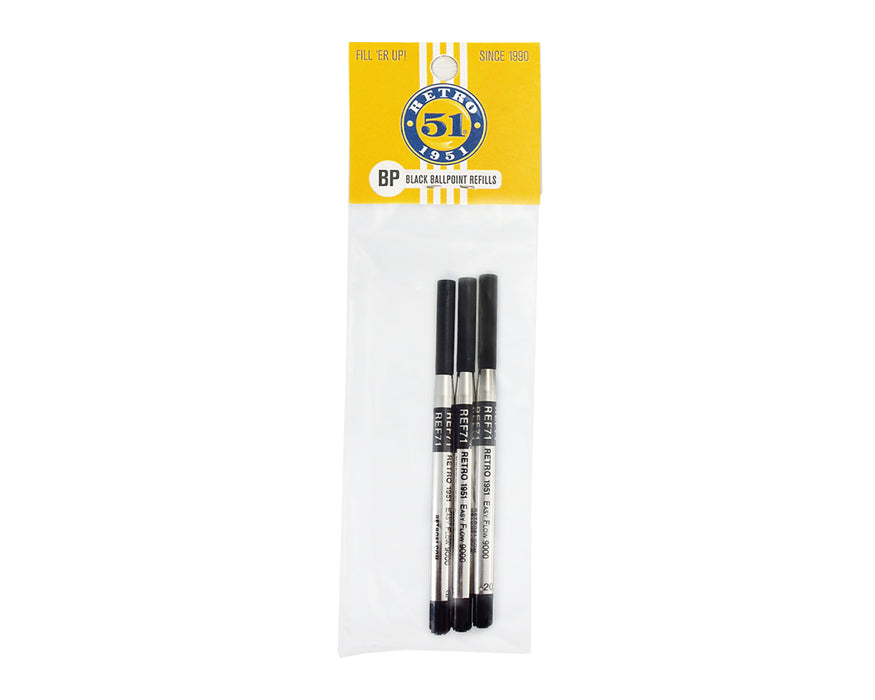 Retro 51 Easy-Flow 9000 Ballpoint Pen Refill In Black For Tornado Pens 212 1400x Retro 51 Easy-Flow 9000 Ballpoint Pen Refill In Black For Tornado Pens 212 1400x