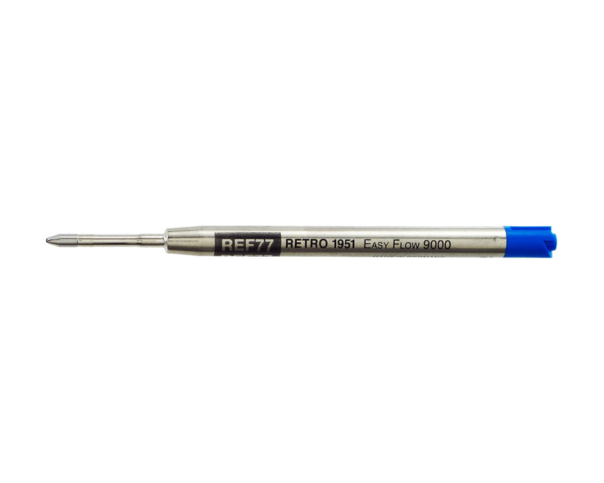 Blue Easy Flow 9000 Ballpoint Refill 3pk