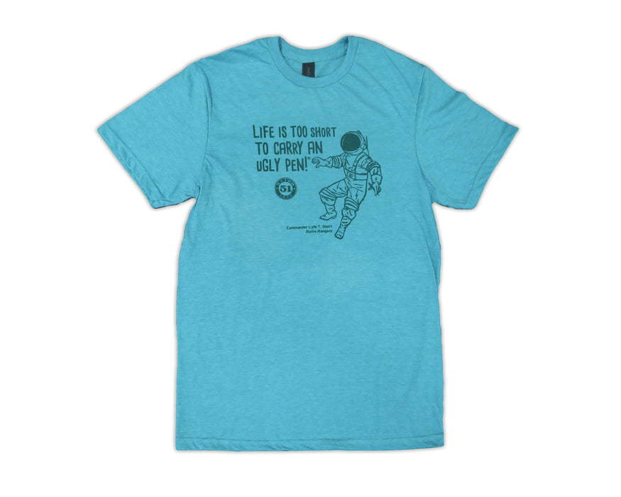Camiseta Retro Ranger - Azul Espuma de Mar