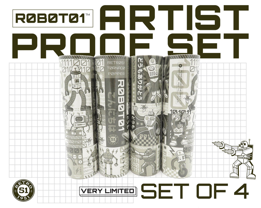 Tornado R0B0T01 ARTIST PROOF SET Rollerball Pens