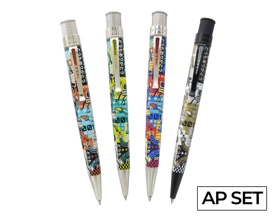 Tornado R0B0T01 ARTIST PROOF SET Rollerball Pens