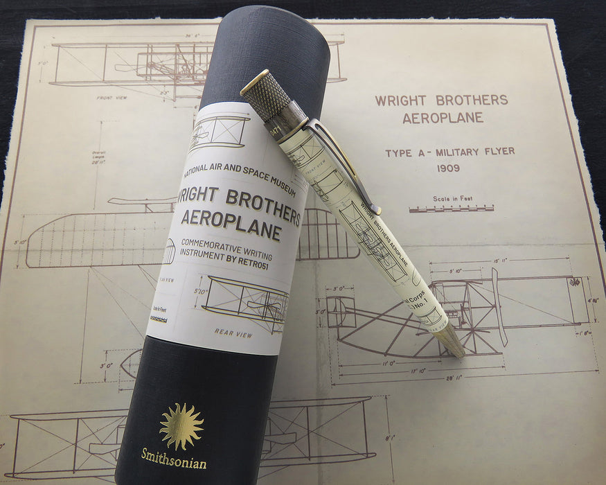 Smithsonian Wright Brothers Aeroplane Rollerball Pen