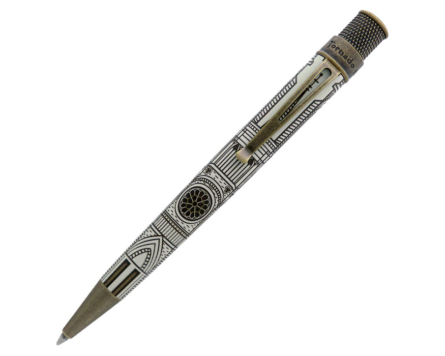 Tornado™ Vintage Metalsmith - Cathedral Rollerball Pen
