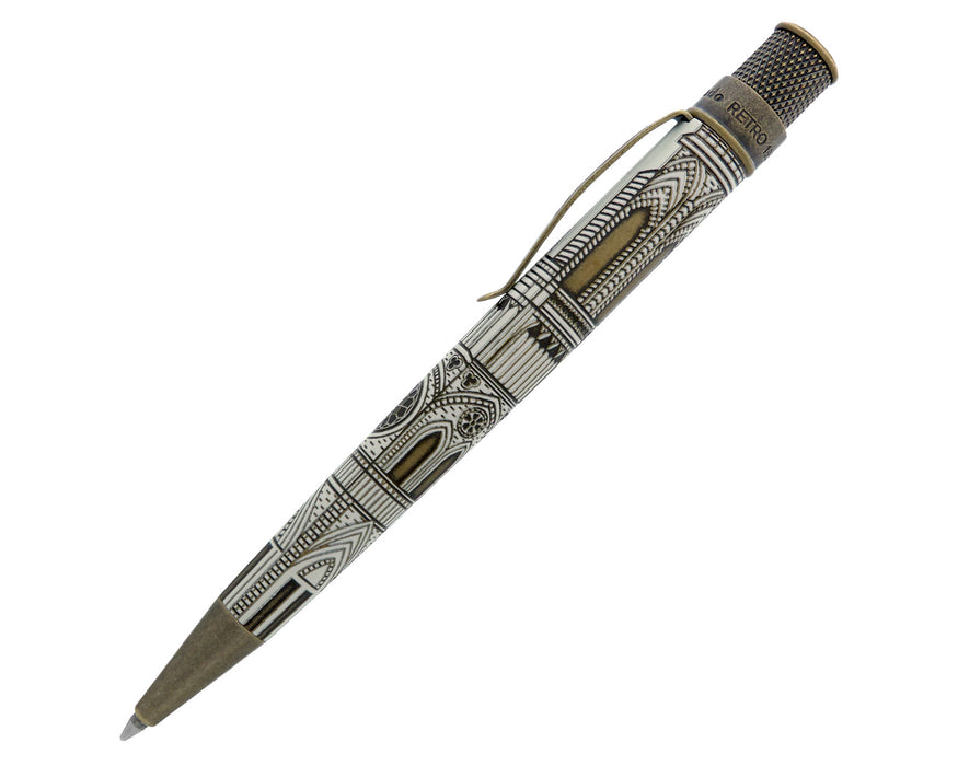 Tornado™ Vintage Metalsmith - Cathedral Rollerball Pen