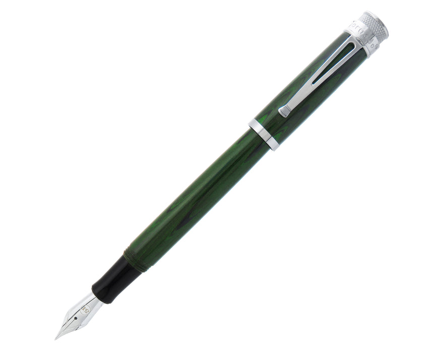 R51 Vault - Green Ebonite Fountain Pen