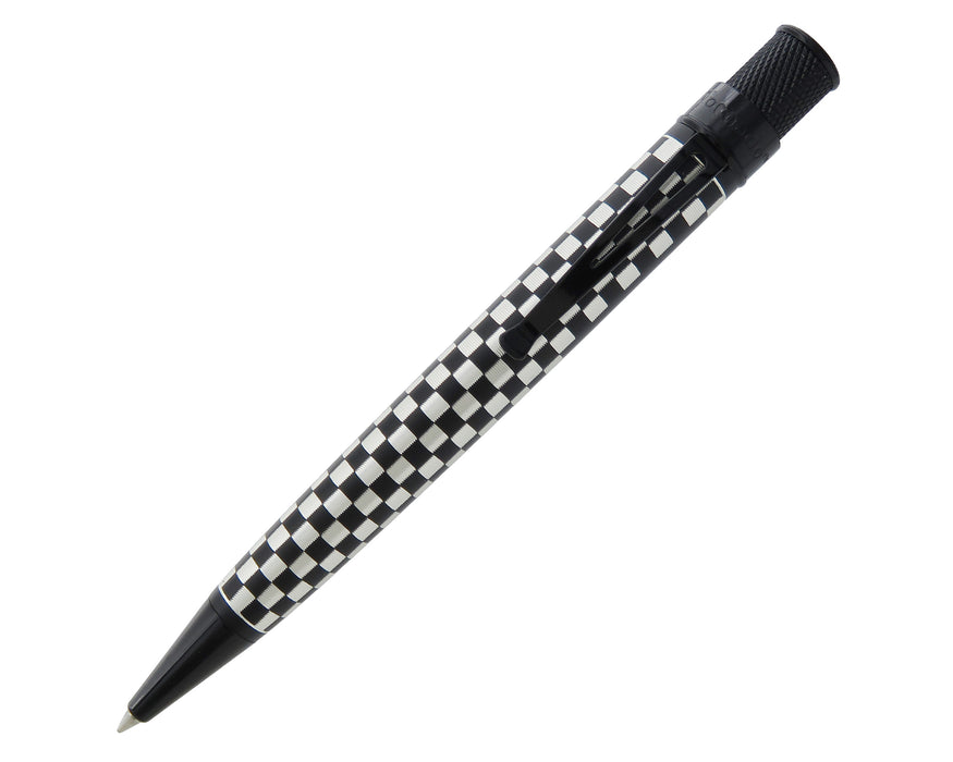 R51 Vault - Groove Writer Black Checker Board Rollerball with Stealth