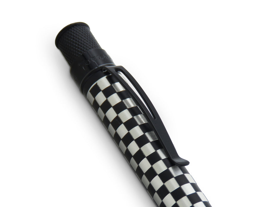 R51 Vault - Groove Writer Black Checker Board Rollerball with Stealth