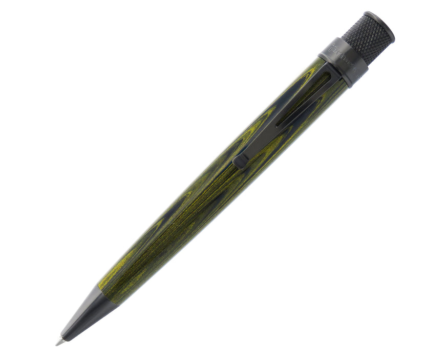 R51 Vault - Yellow Ebonite Rollerball with Black Nickel