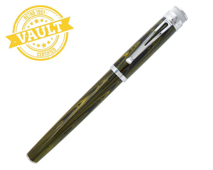 R51 Vault - Yellow Ebonite Fountain Pen