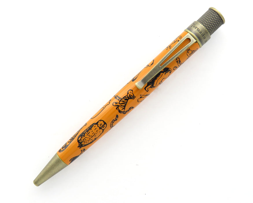 Retro51 Tornado PROOF - A.A. Milne The House at Pooh Corner Decorations in Deep Orange Ballpoint Pen