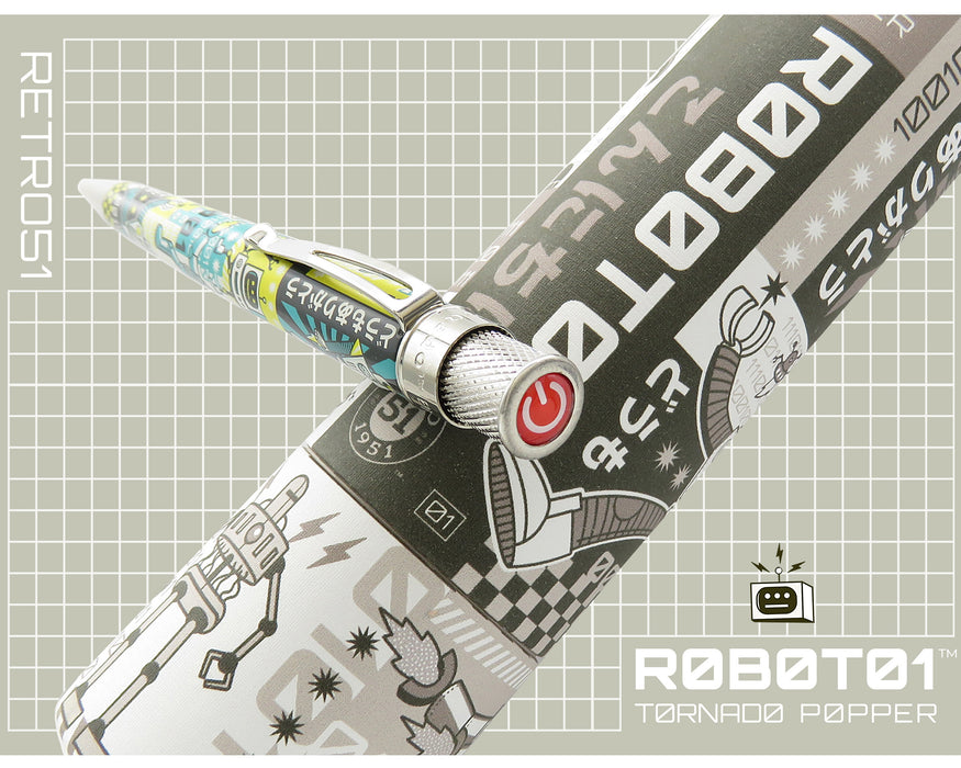 Tornado Popper™ - R0B0T01 Rollerball Pen