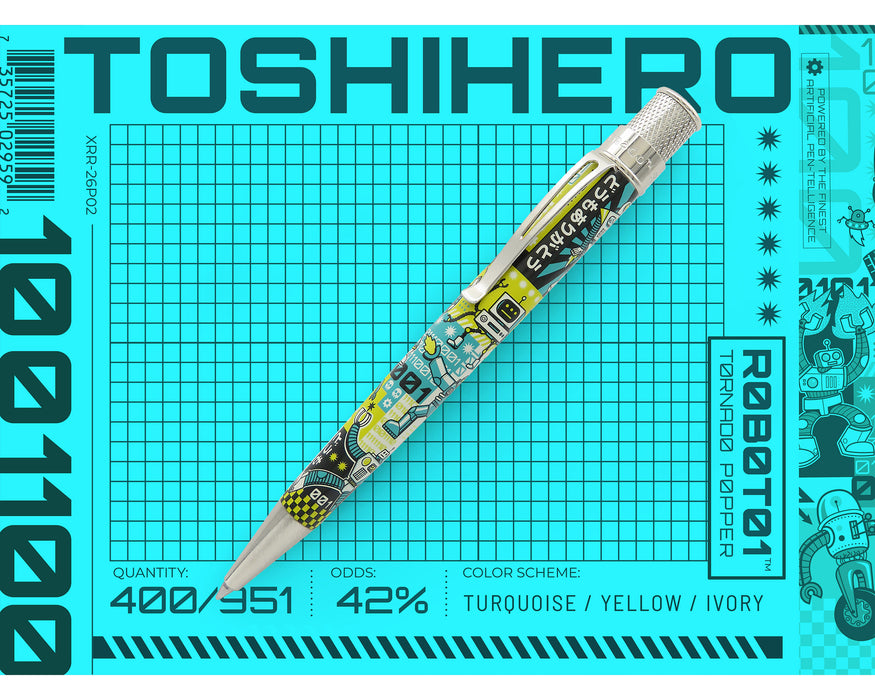 Tornado Popper™ - R0B0T01 Rollerball Pen