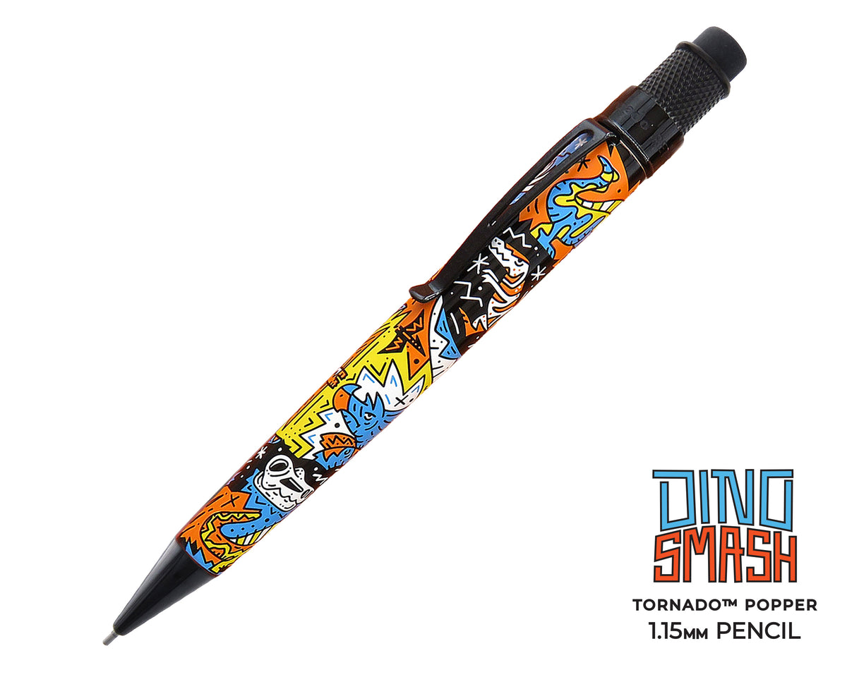 Tornado™ Popper - DinoSmash Smithereens Pencil — Retro 1951