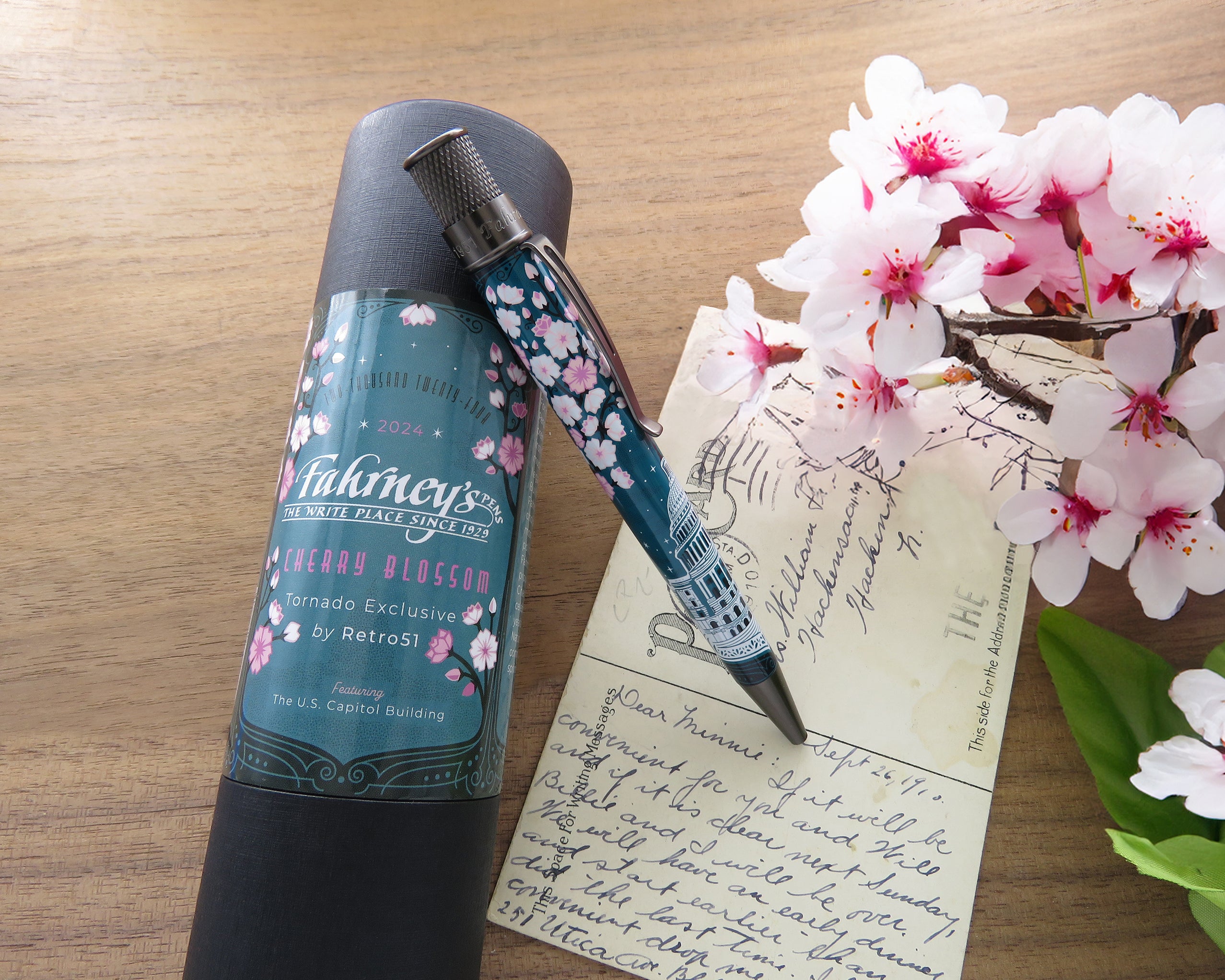 2024 Fahrney’s Cherry Blossom Rollerball Art in Ink