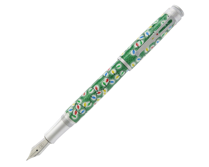 Goldspot Exclusive -  Sparky Christmas Lights Fountain Pen LE