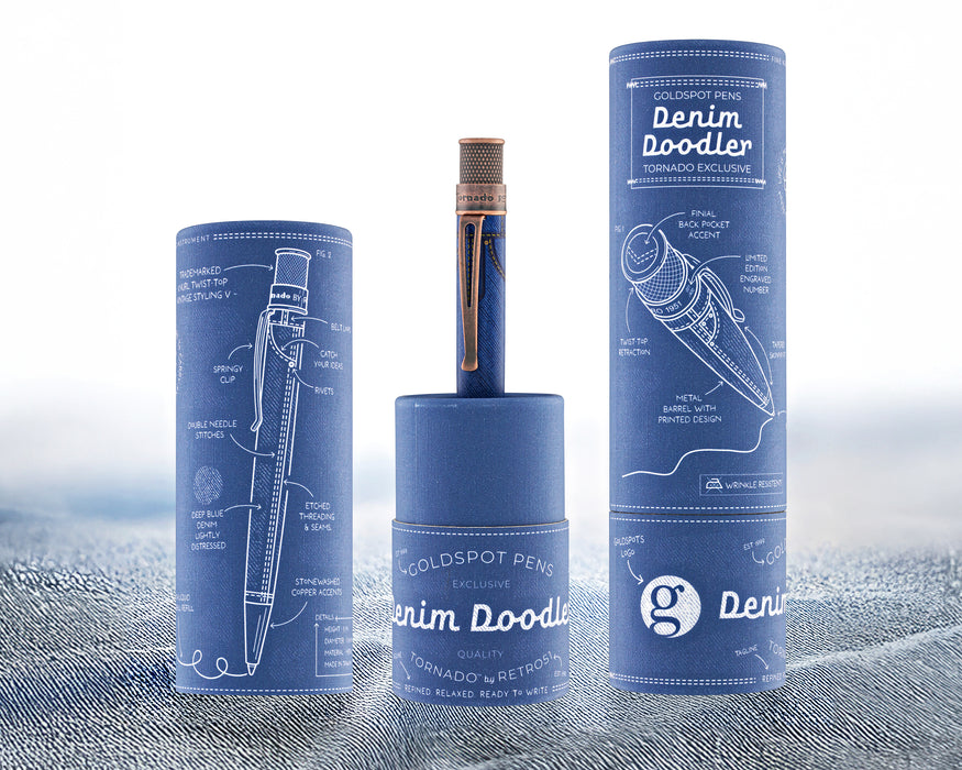 Goldspot Exclusive - Denim Doodler Rollerball LE