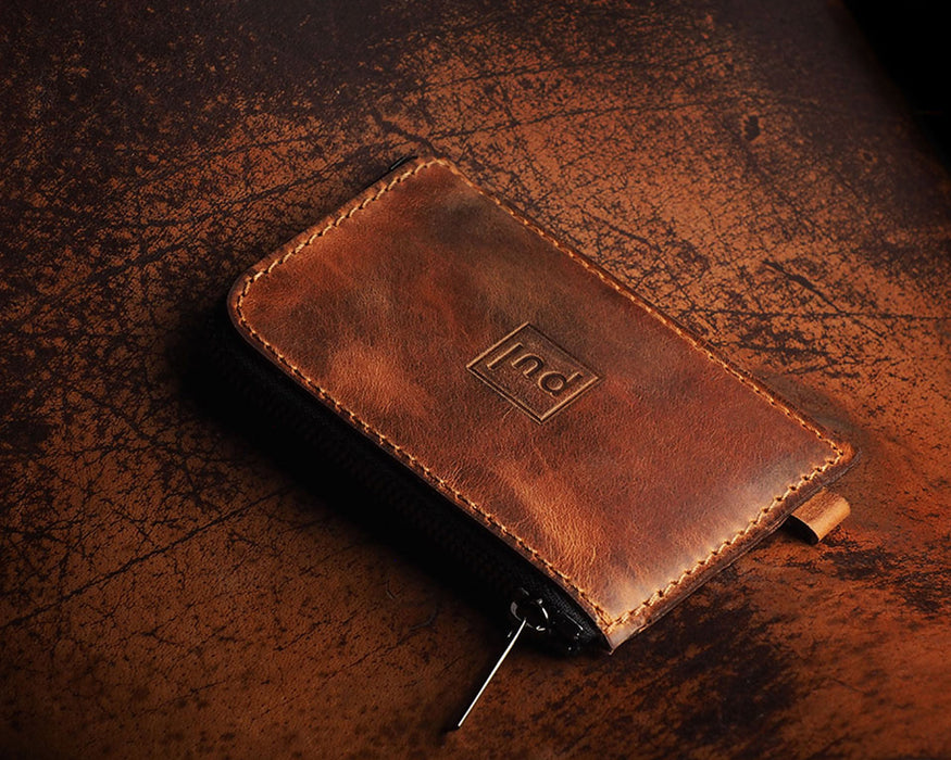 Pularys - OLDTIMER SLIM wallet | Light Brown