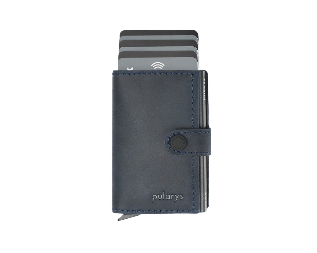 Pularys Rfid Wallet - Raven Style In Brown Colour, Pularys