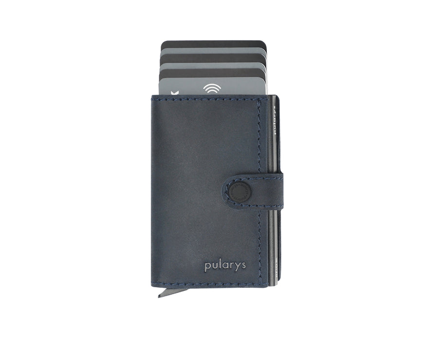 Pularys - HUGO RFID Wallet | Navy Blue