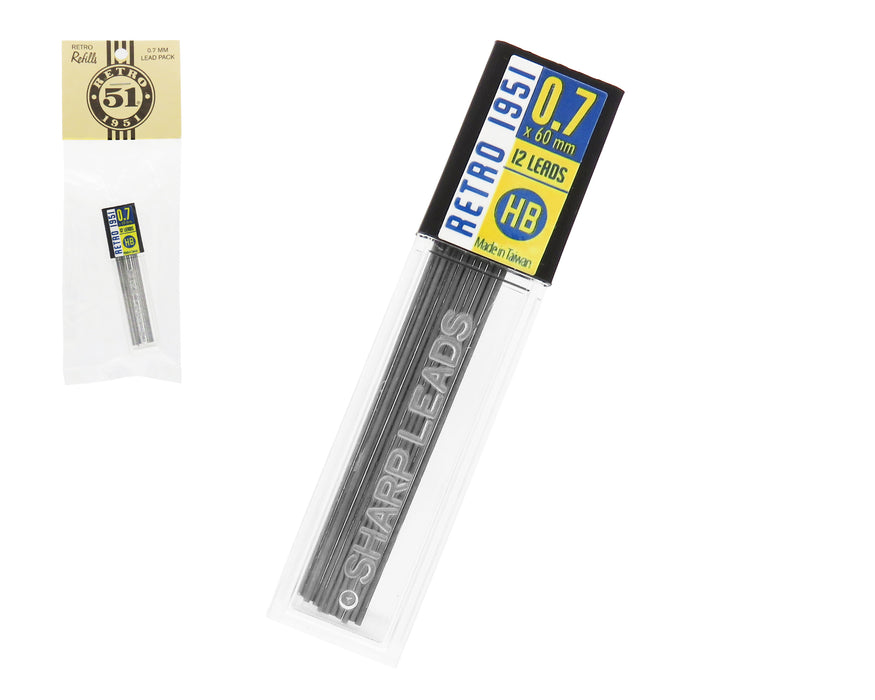 Mina de lápiz Hex-o-matic™ de 0,7 mm, paquete de 12