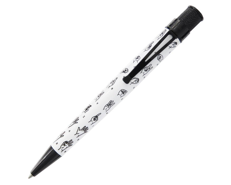 Daddy Daughter Pens - ASL Rollerball in White